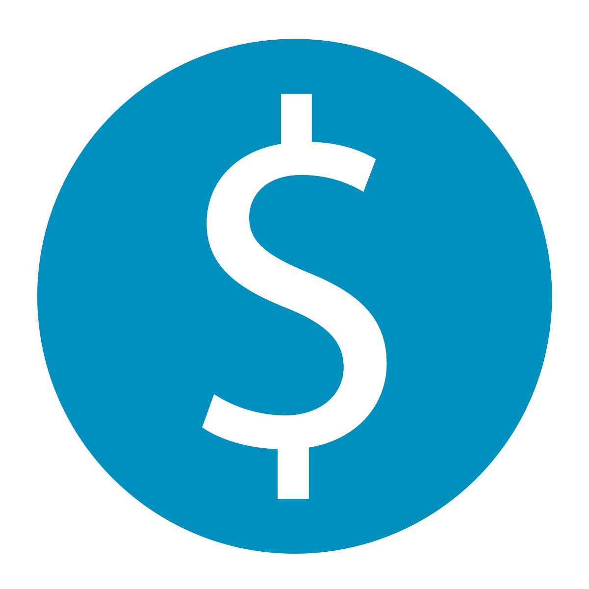 Dollar sign icon elicits savings on cable costs