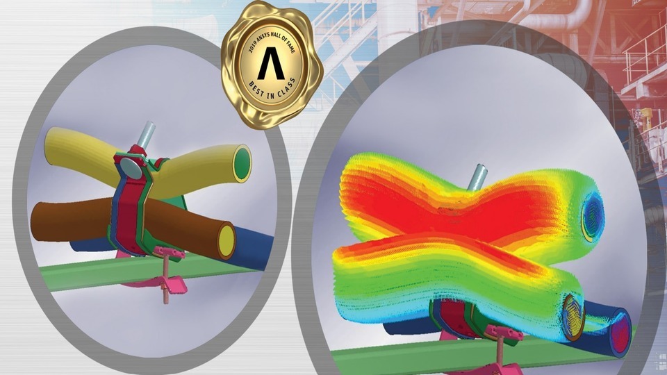 Oil and gas factory in the night sky