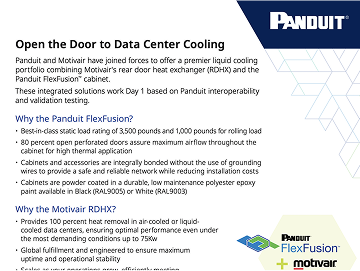 Cover of Open the Door to Data Center Cooling flyer