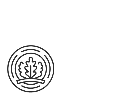leed icon of leaf within circles