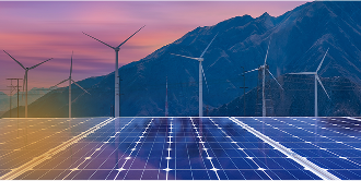 Solar panels and wind power generation equipment