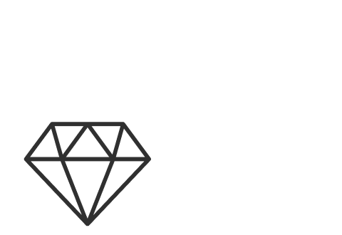 a line diamond icon