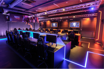 Audio visual equipment at stadium